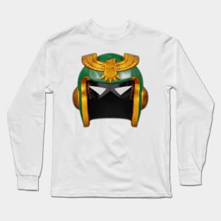 Falcon Helmet - Green Long Sleeve T-Shirt